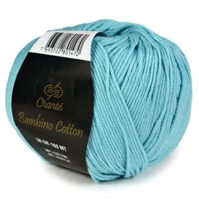 Пряжа Chante Bambino cotton (2013); Состав: 60% Хлопок, 40% Акрил; 50 г / 160 м